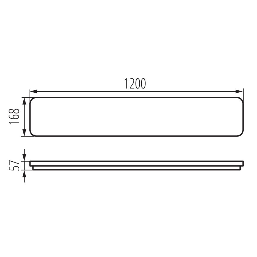 LED Plafondlamp LINCEA LED/30/38/45W/230V 3000/4000/6500K IK08 IP40