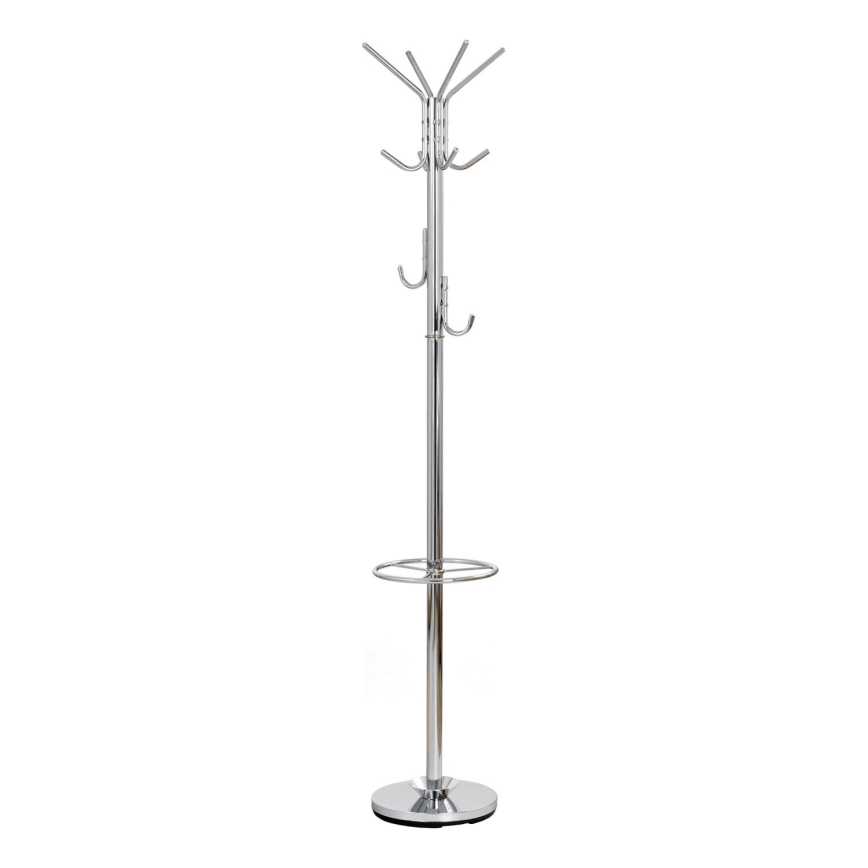 Kapstok 181x30 cm glanzend chroom