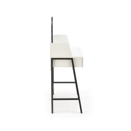 Kaptafel AGNES 120x80 cm wit/zwart