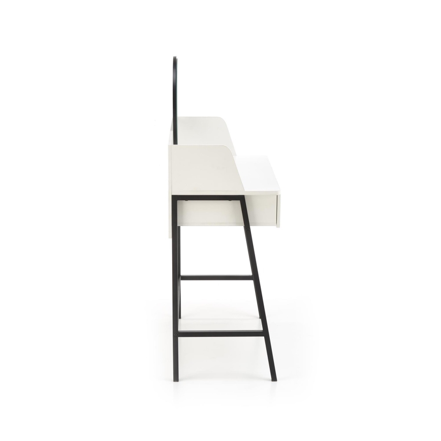 Kaptafel AGNES 120x80 cm wit/zwart