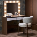 Kaptafel AMORIO 94x43 cm kasjmier/walnootdecor