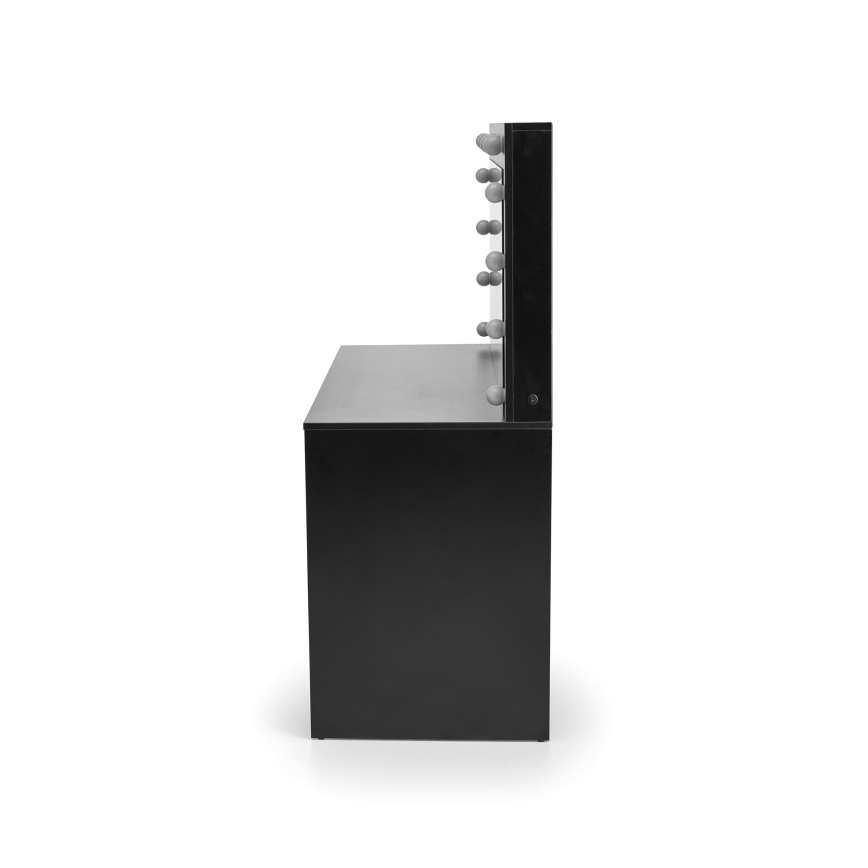 Kaptafel AMORIO zwart