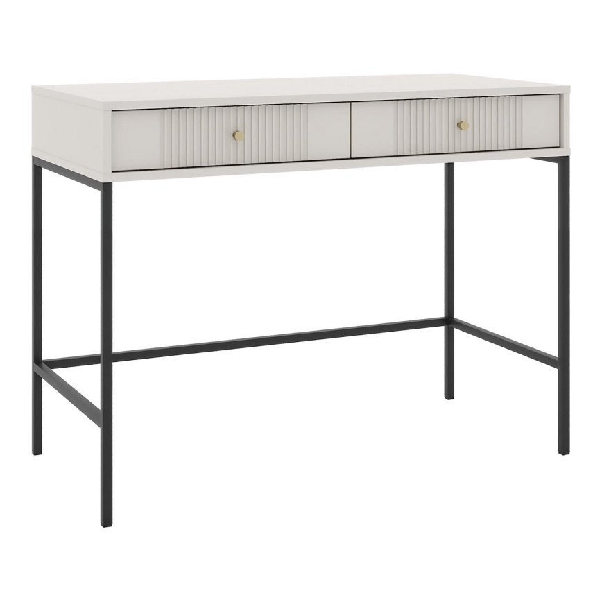Kaptafel LUE beige/zwart