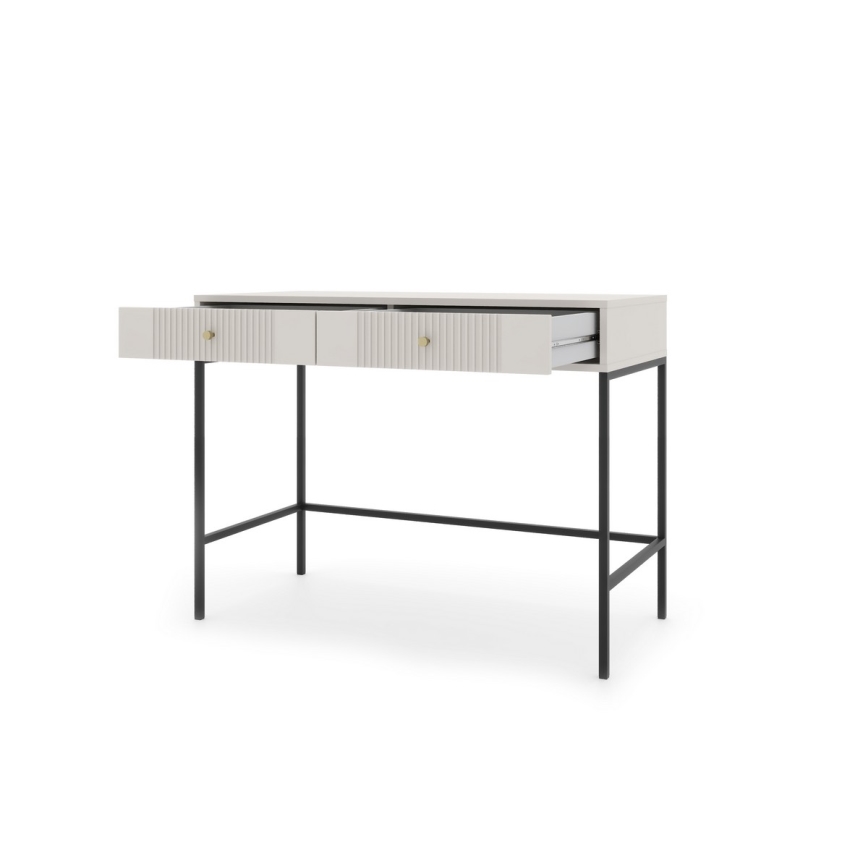 Kaptafel LUE beige/zwart