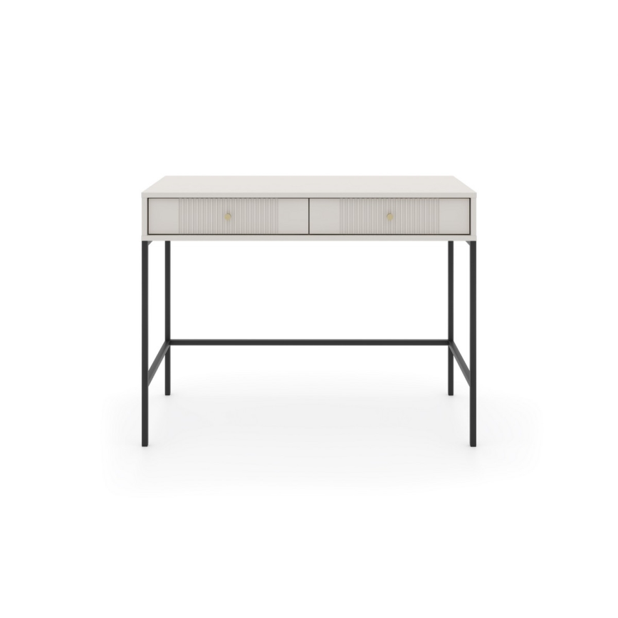 Kaptafel LUE beige/zwart