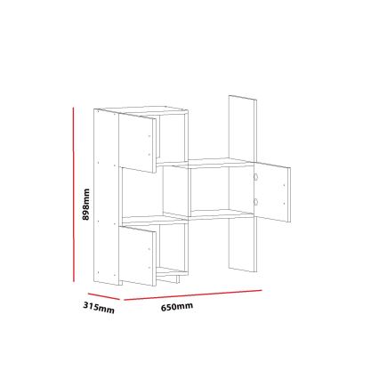 Kast ANNA 89,8x65 cm wit