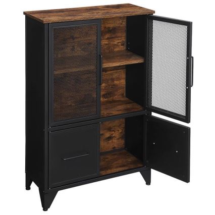 Dressoir FIRA zwart/bruin