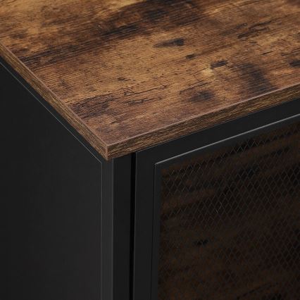 Dressoir FIRA zwart/bruin