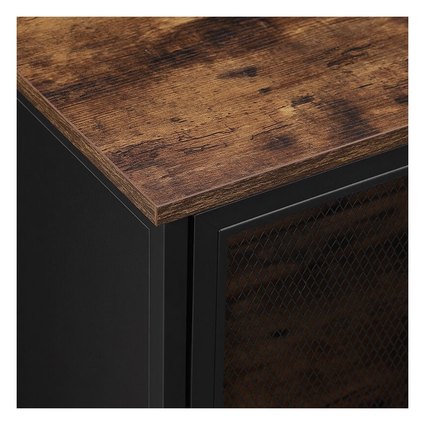 Dressoir FIRA zwart/bruin
