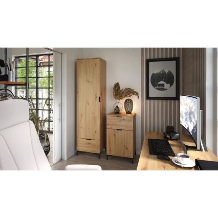 Kast met lades LORA eiken artisan