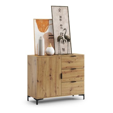 Kast met lades LORA eiken artisan