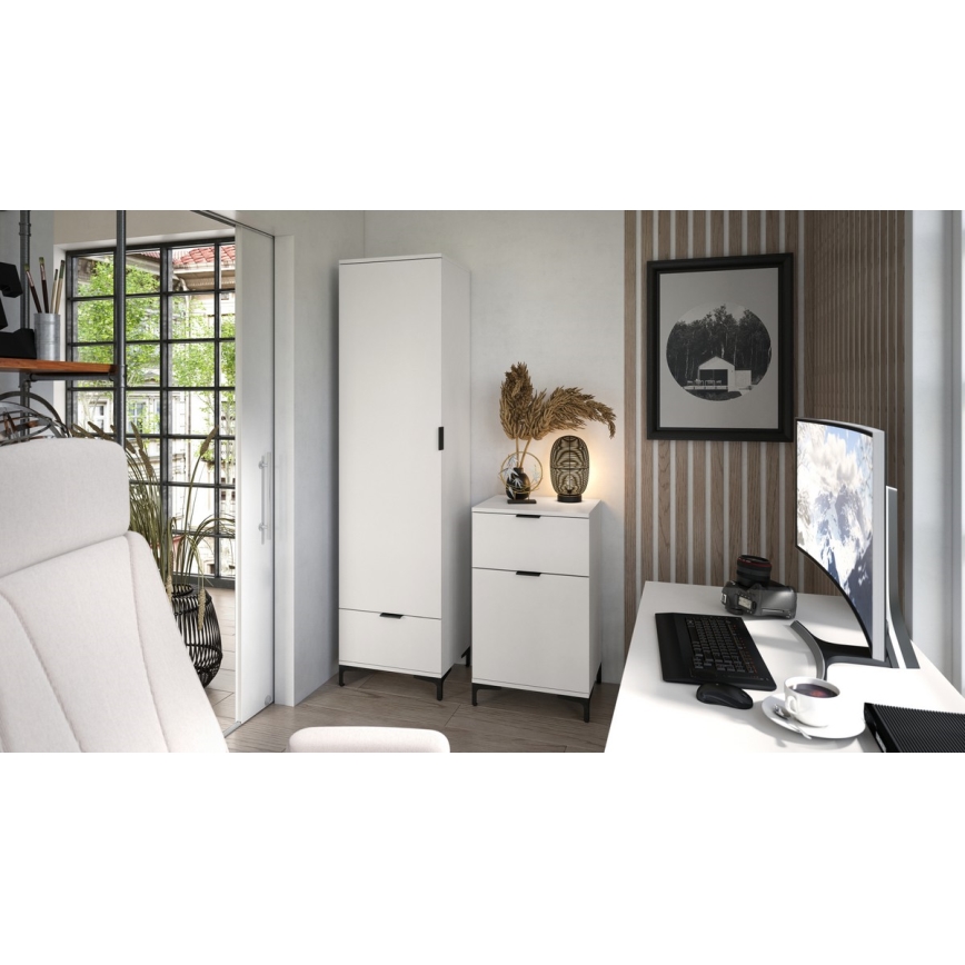Kast met lades LORA wit
