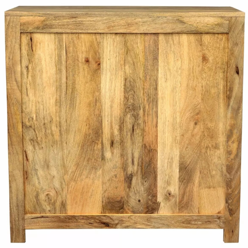 Kastje HINA 90x90 cm massief hout/mangoboom