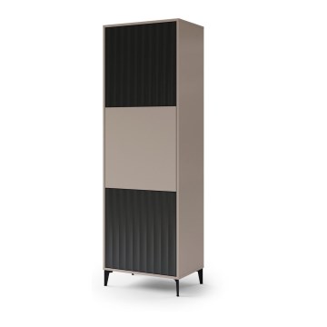Kastje RONJA taupe/zwart