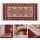 Keerbaar oriëntaals vloerkleed KILIM 80x150 cm rood/beige