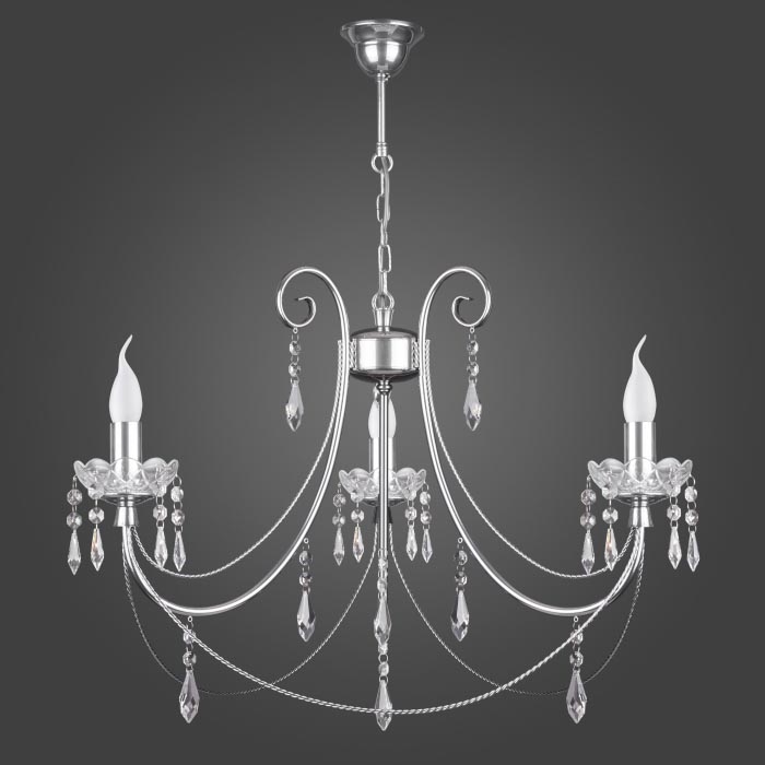 Kemar KN/3/CR - Lustre CRISTAL 3xE14/60W/230V