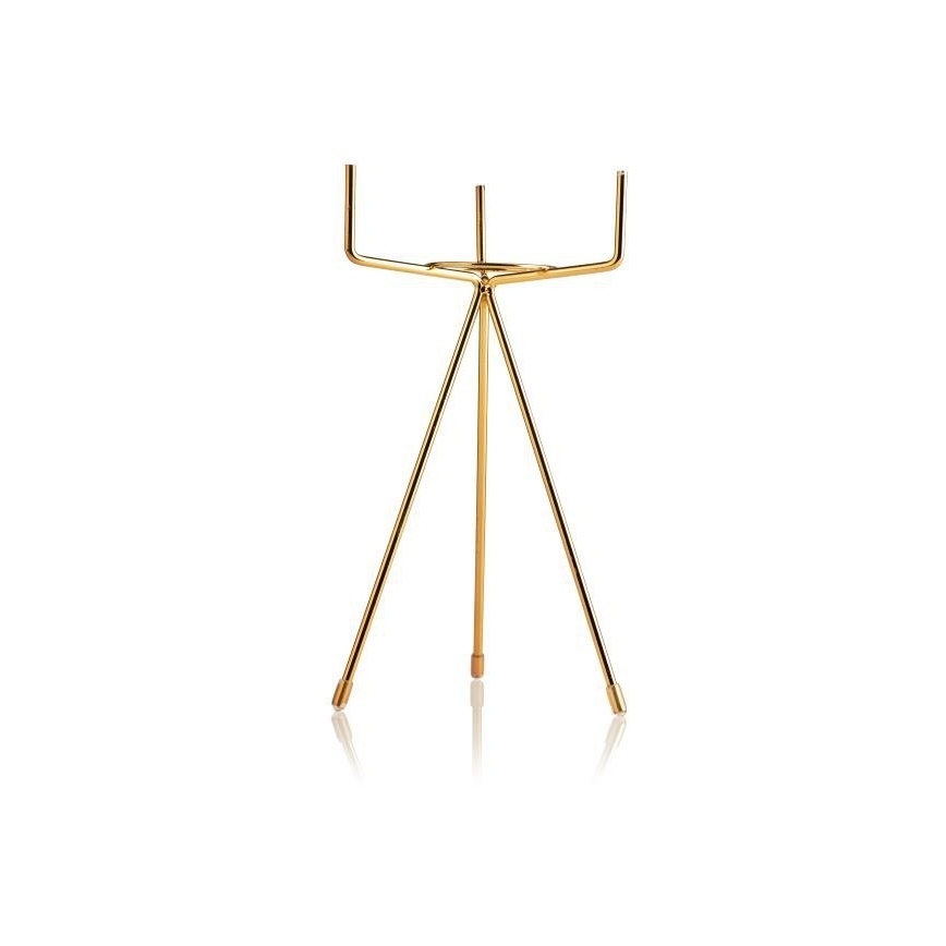 Keramische Bloempot EMMA 28,3x11 cm zwart/goud