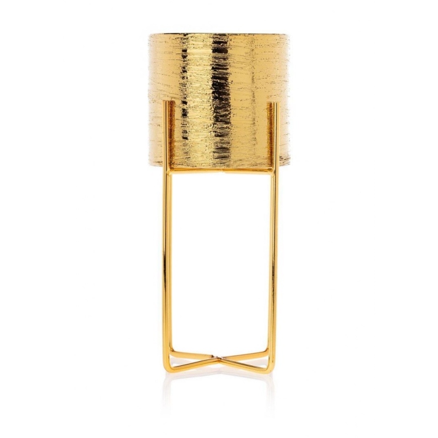 Keramische Bloempot FLORRI 22x10,4 cm goud