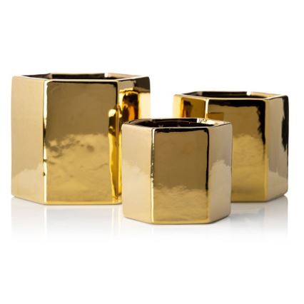 Keramische Bloempot MIA 10,5x12 cm goud