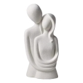 Keramische tafeldecoratie 21x8,5x10 cm, wit
