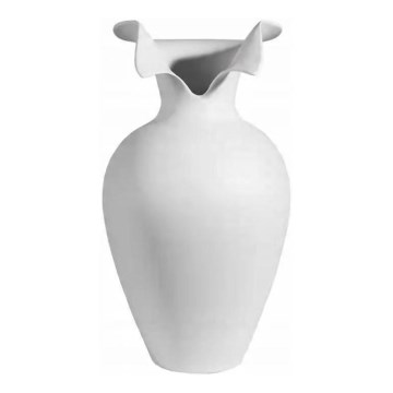 Keramische vaas 41,5x23 cm wit