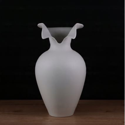 Keramische vaas 41,5x23 cm wit