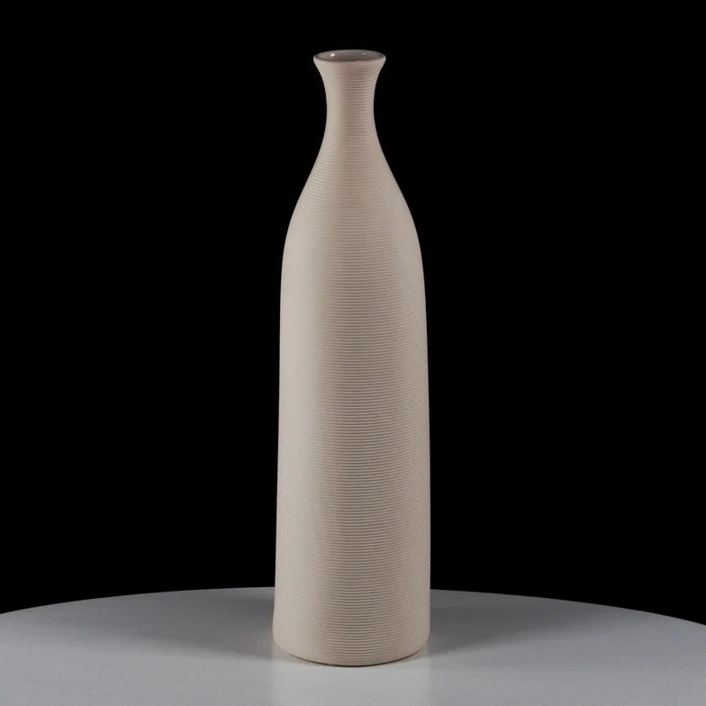 Keramische vaas 46 cm wit