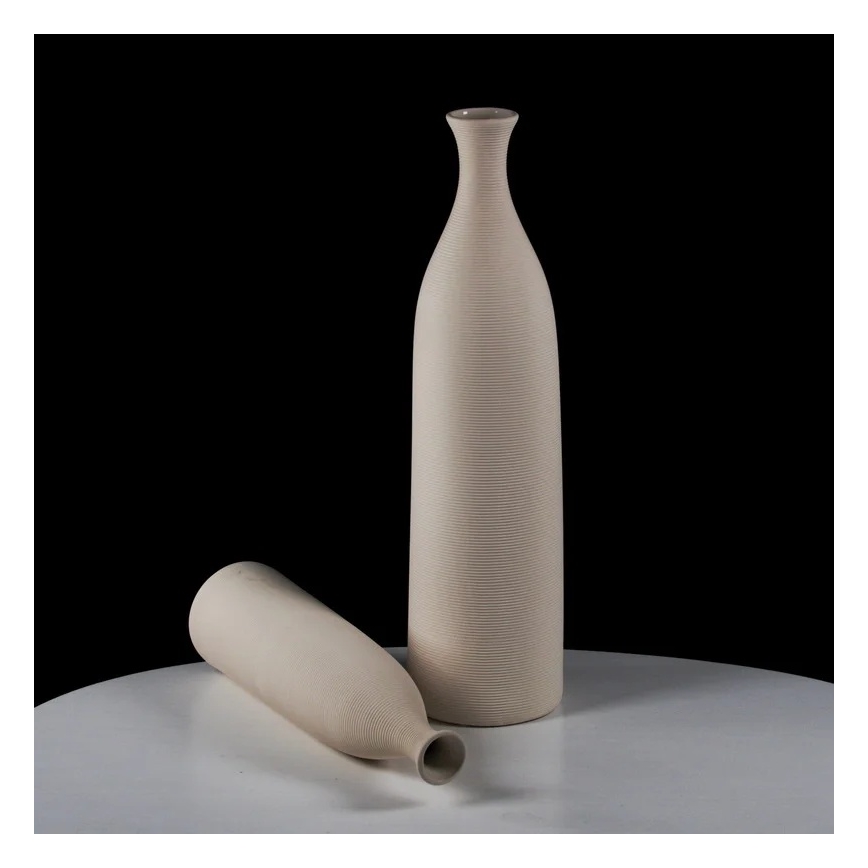 Keramische vaas 46 cm wit