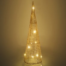 Kerst LED Decoratie LED/2xAA 40 cm kegel