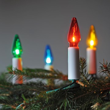 Kerst Lichtketting FELICIA 16xE10 13,5m meerdere kleuren gemaakt in Europa