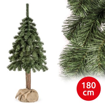 Kerstboom op een stam NATURAL 180 cm spar