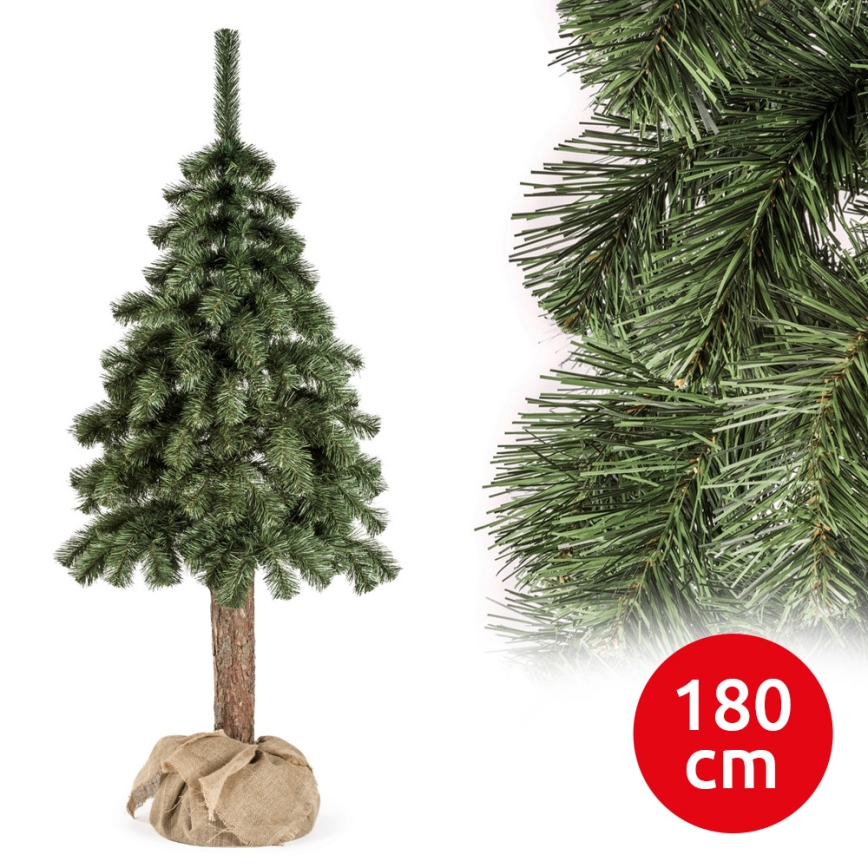 Kerstboom op een stam NATURAL 180 cm spar