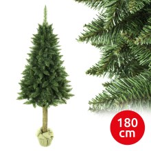 Kerstboom op een verhoging 180 cm dennenboom