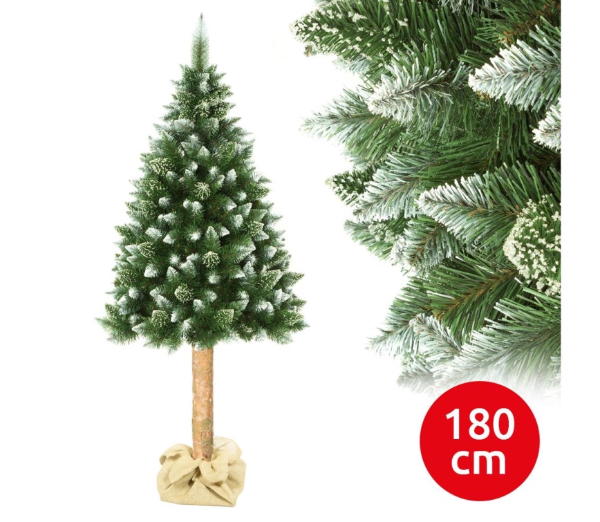 Kerstboom op een verhoging 180 cm dennenboom