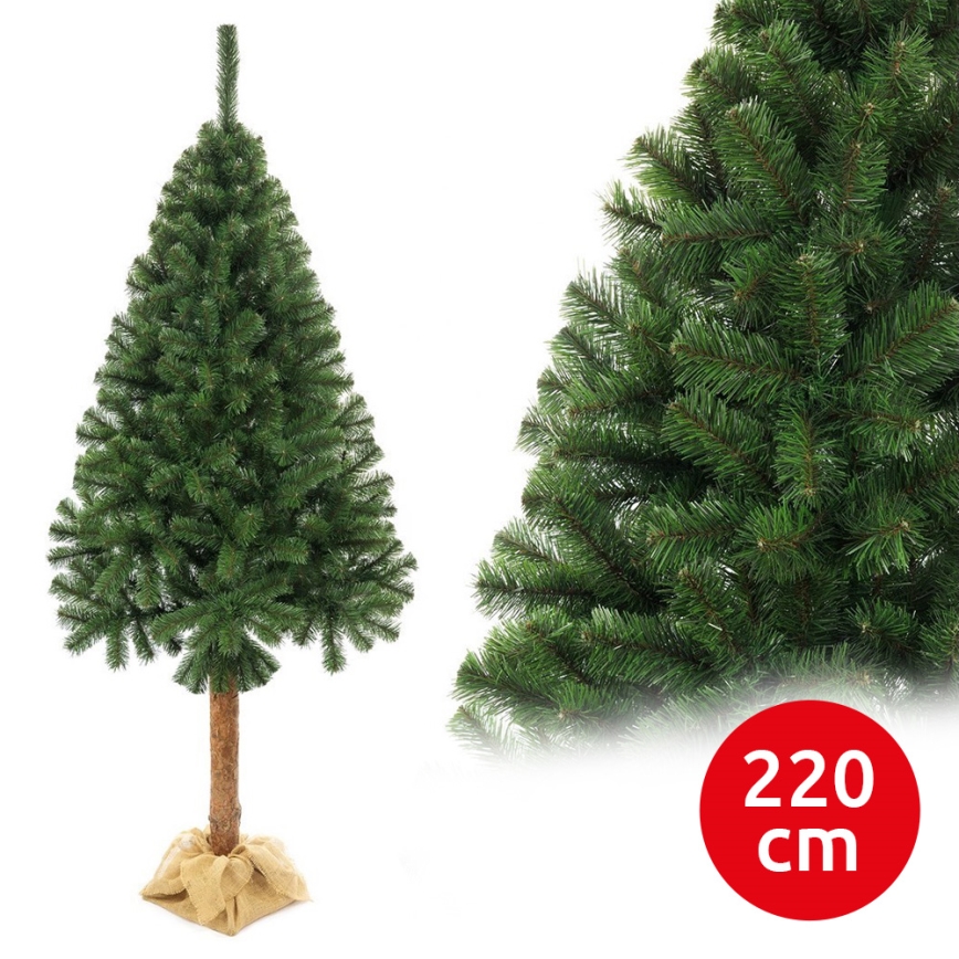Kerstboom op stam 220 cm zilverspar