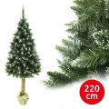 Kerstboom op stam 220 cm zilverspar