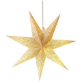 Kerstdecoratie 1xE14/25W/230V d. 60 cm goudkleurig