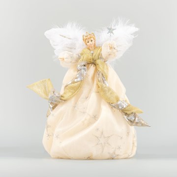 Kerstversiering 41 cm engel goud