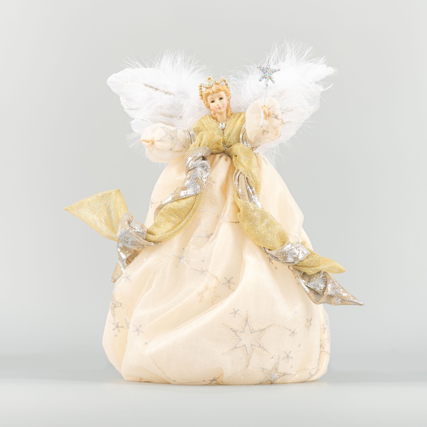 Kerstversiering 41 cm engel goud