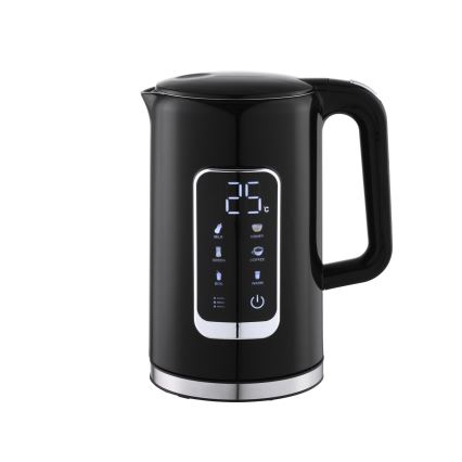 Ketel met LCD scherm 1,7 l 2200W/230V zwart + reisbeker 450 ml