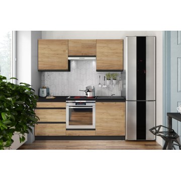 Keuken MARINA 180 cm in eikenhout