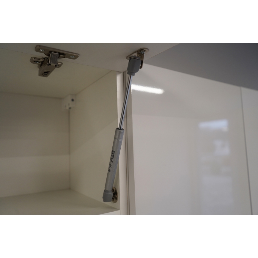 Keukenblok CELESTE 180 cm hoogglans wit