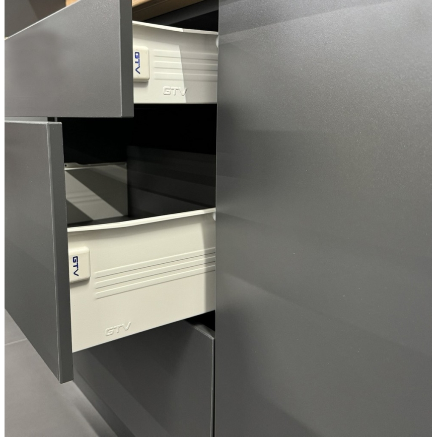 Keukenblok ELISE 240 cm grafiet