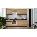 Keukenblok MARINA 240 cm in craft eiken
