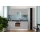 Keukenmodule CELESTE 180 cm hoge glans grijs