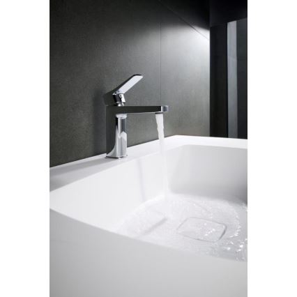 KFA Armatura 4522-815-00 - Wastafelmengkraan MALAGA 15,9 cm met afvoer, glanzend chroom