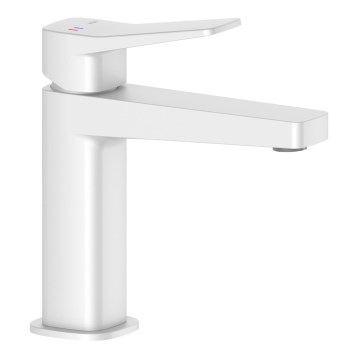 KFA Armatura 4522-815-44 - Wastafelmengkraan + uitloop MALAGA 15,9 cm wit