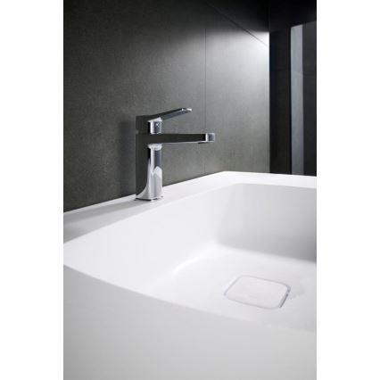 KFA Armatura 4522-825-00 - Wastafelkraan + afvoer MALAGA 17 cm glanzend chroom