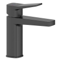 KFA Armatura 4522-825-81 - Wastafelmengkraan + afvoer MALAGA 17 cm zwart
