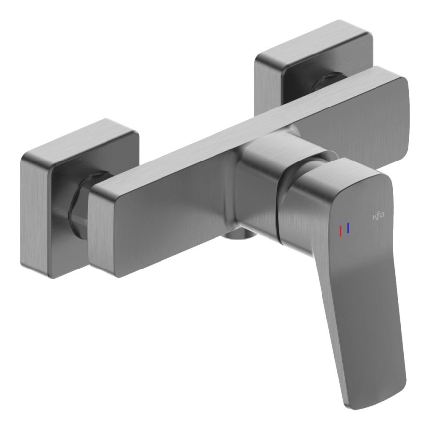 KFA Armatura 4526-010-61 - Douchemengkraan MALAGA metallic grijs